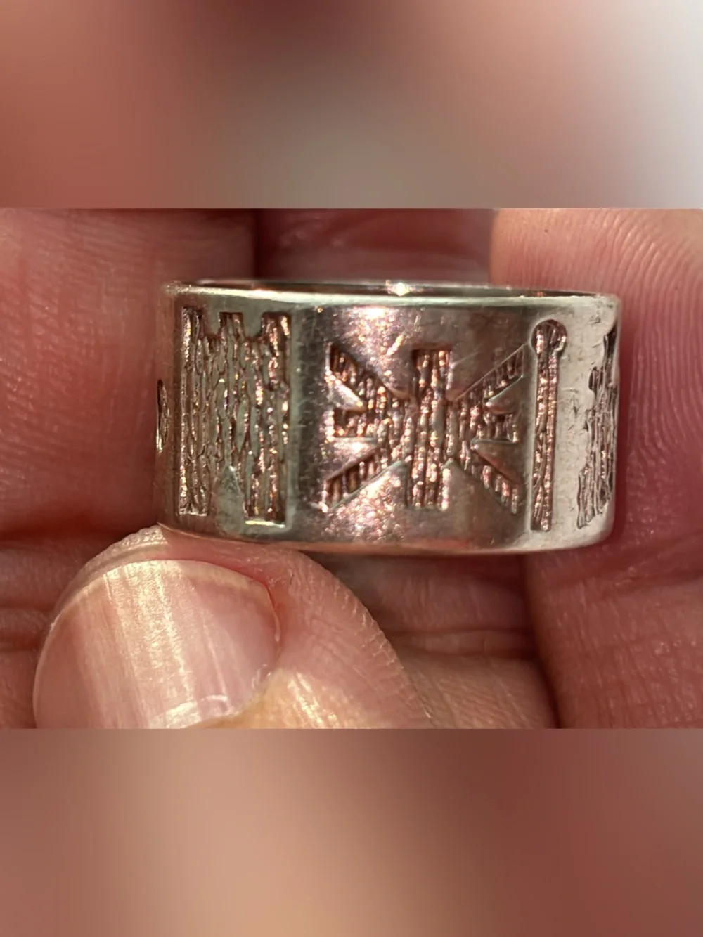 Sterling Silver Story Telling History of Ireland Band Ring
